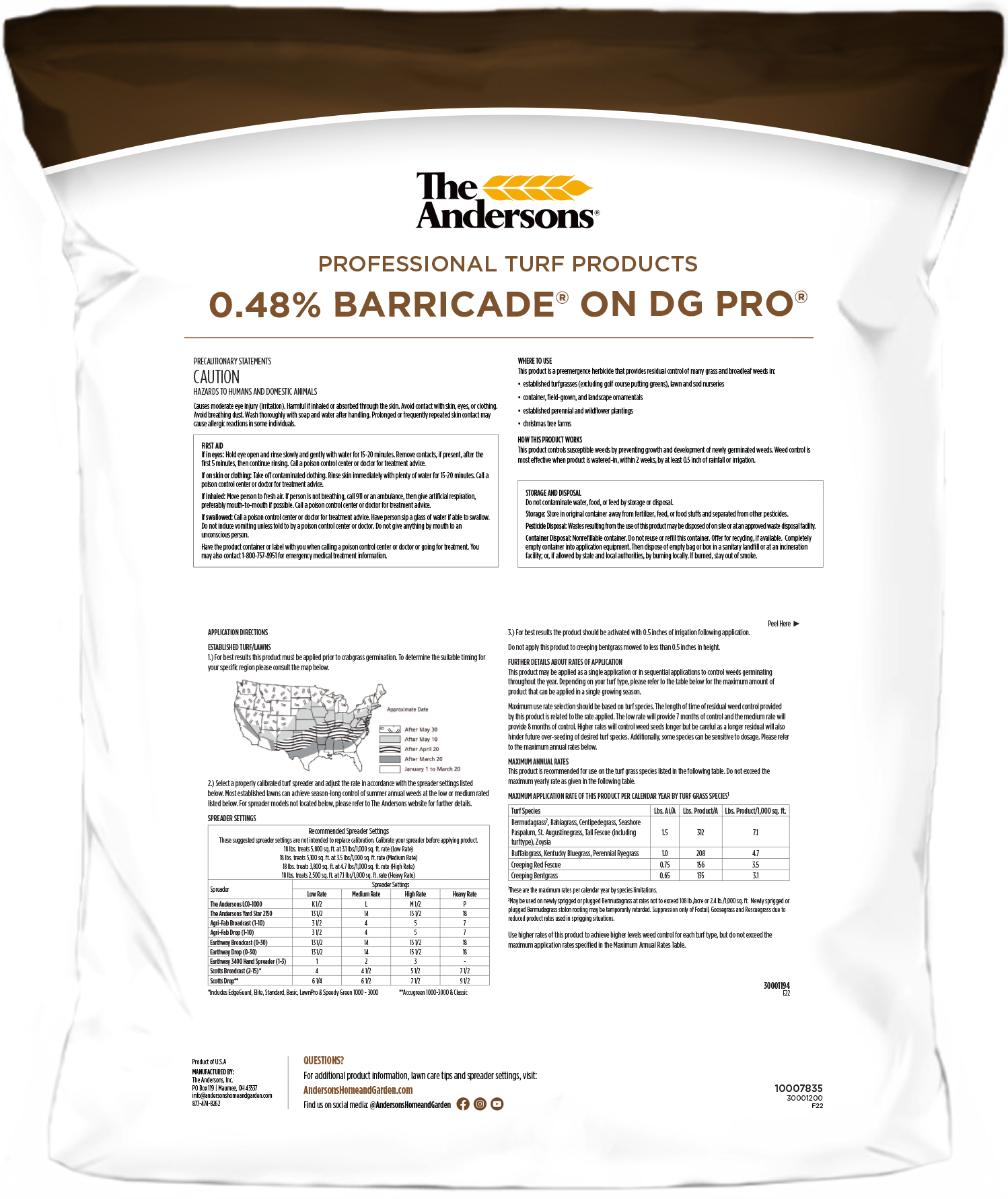 BARRICADE® PRE-EMERGENT WEED CONTROL