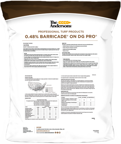 BARRICADE® PRE-EMERGENT WEED CONTROL