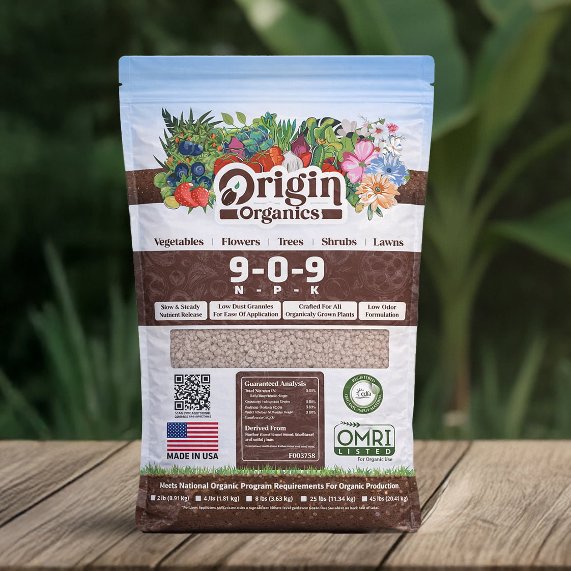9-0-9 Organic No Phosphorus Fertilizer