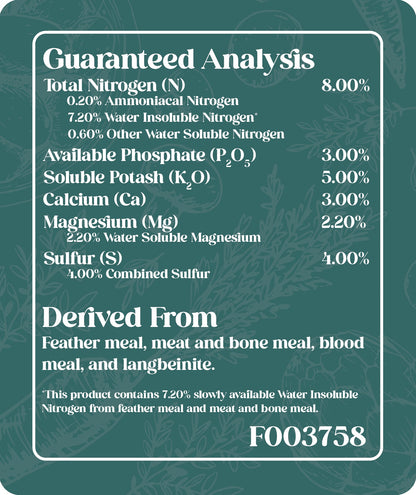 8-3-5 Organic All Purpose Fertilizer