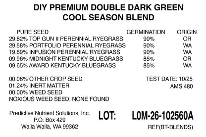 DIY Premium Double Dark Green (KB/PR)