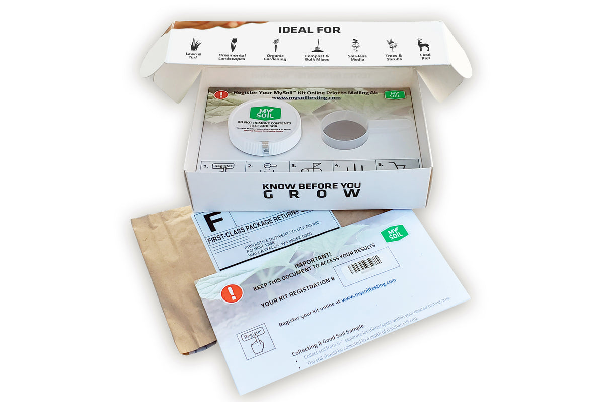 MySoil Soil Test Kit — 13 Nutrients + pH | Mail-In Lab Results in 6–8